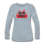 RUM FIRE - Women's Premium Long Sleeve T-Shirt - heather ice blue