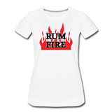 RUM FIRE - Women's T-Shirt - white