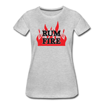 RUM FIRE - Women's T-Shirt - heather gray