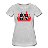 RUM FIRE - Women's T-Shirt - heather gray