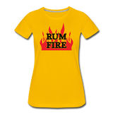RUM FIRE - Women's T-Shirt - sun yellow