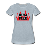 RUM FIRE - Women's T-Shirt - heather ice blue