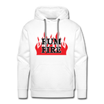 RUM FIRE - Men’s Premium Hoodie - white