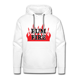 RUM FIRE - Men’s Premium Hoodie - white