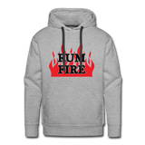 RUM FIRE - Men’s Premium Hoodie - heather grey
