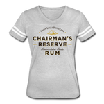 Chairmans Reserve Rum - Women’s Vintage Sport T-Shirt - heather gray/white