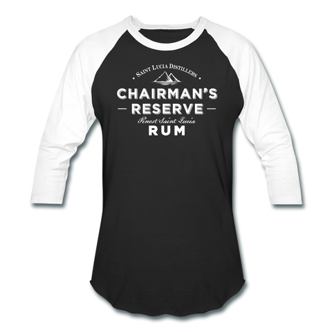 Chairmans Reserve Rum - Baseball T-Shirt - black/white