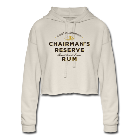 Chairmans Reserve Rum - Women's Cropped Hoodie - dust