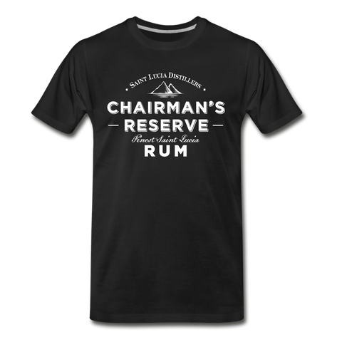 Chairmans Reserve Rum - Men's Premium T-Shirt - black