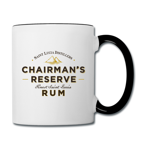 Chairmans Reserve Rum - Contrast Coffee Mug - white/black