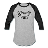 Bounty Rum - Baseball T-Shirt - heather gray/black