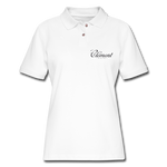 CLÉMENT RHUM - Women's Pique Polo Shirt - white