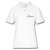 CLÉMENT RHUM - Women's Pique Polo Shirt - white