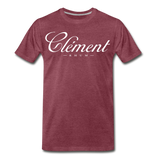 CLÉMENT RHUM - Men's Premium T-Shirt - heather burgundy