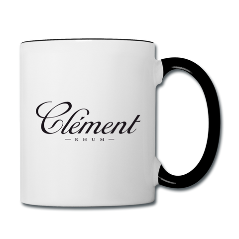 CLÉMENT RHUM - Contrast Coffee Mug - white/black