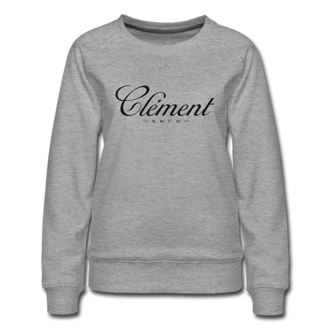 CLÉMENT RHUM - Women’s Premium Sweatshirt - heather grey