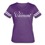 CLÉMENT RHUM -  Women’s Vintage Sport T-Shirt - vintage purple/white