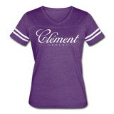 CLÉMENT RHUM -  Women’s Vintage Sport T-Shirt - vintage purple/white