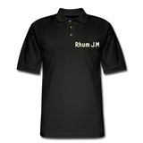 RHUM J.M - Men's Pique Polo Shirt - black