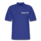 RHUM J.M - Men's Pique Polo Shirt - royal blue