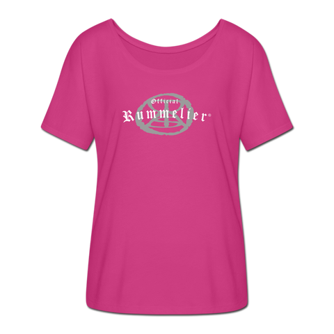 Rummelier - Women’s Flowy T-Shirt - dark pink