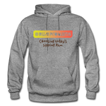 RUM PROBLEMS - Gildan Heavy Blend Adult Hoodie - graphite heather