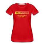 RUM PROBLEMS - Women’s Premium T-Shirt - red