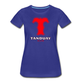 Tanduay Rum - Women’s Premium T-Shirt - royal blue