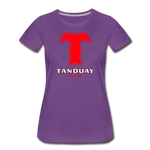 Tanduay Rum - Women’s Premium T-Shirt - purple