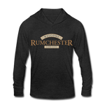 RUMCHESTER - Unisex Tri-Blend Hoodie Shirt - heather black