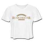 RUMCHESTER - Women's Cropped T-Shirt - white