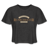 RUMCHESTER - Women's Cropped T-Shirt - deep heather