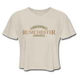 RUMCHESTER - Women's Cropped T-Shirt - dust