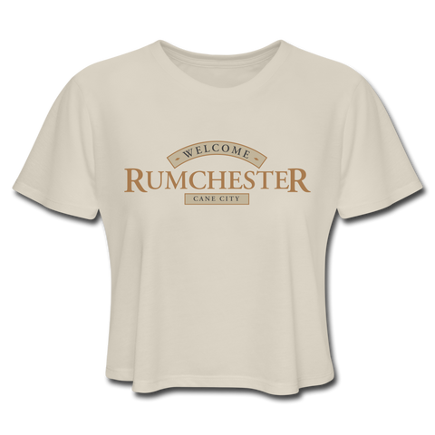 RUMCHESTER - Women's Cropped T-Shirt - dust