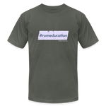#rumeducation - Unisex Jersey T-Shirt by Bella + Canvas - asphalt
