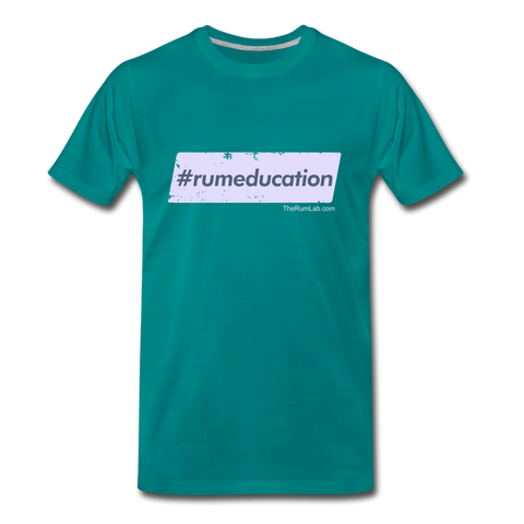 #rumeducation - Men's Premium T-Shirt - teal