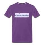 #rumeducation - Men's Premium T-Shirt - purple