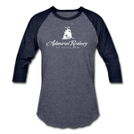 Admiral Rodney Rum - Baseball T-Shirt - heather blue/navy