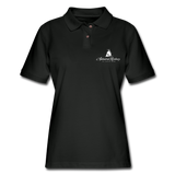 Admiral Rodney Rum - Women's Pique Polo Shirt - black