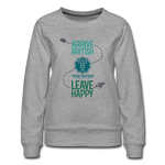 Trailer Happiness - Women’s Premium Sweatshirt - heather grey