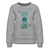 Trailer Happiness - Women’s Premium Sweatshirt - heather grey