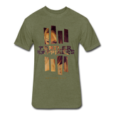 Trailer Happiness - Fitted Cotton/Poly T-Shirt - heather military green