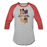Trailer Happiness - Baseball T-Shirt - heather gray/red
