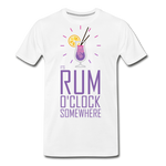 It's Rum O'Clock 2020 - Men's Premium T-Shirt - white