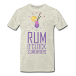 It's Rum O'Clock 2020 - Men's Premium T-Shirt - heather oatmeal