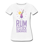 It's Rum O'Clock 2020 - Women’s Premium T-Shirt - white