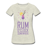 It's Rum O'Clock 2020 - Women’s Premium T-Shirt - heather oatmeal