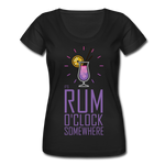It's Rum O'Clock 2020 - Women's Scoop Neck T-Shirt - black