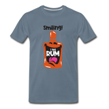 Smiling I got Rum 2020 - Men's Premium T-Shirt - steel blue