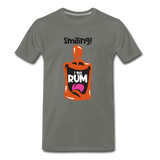 Smiling I got Rum 2020 - Men's Premium T-Shirt - asphalt gray